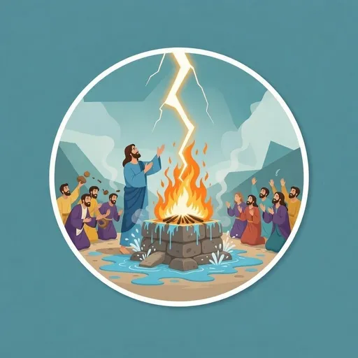 Cover image for Elijah and the Prophets of Baal